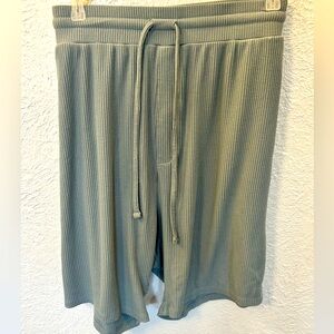 Tommy John Zen Ribbed Lounge Short in Lead Men's SZ 2XL